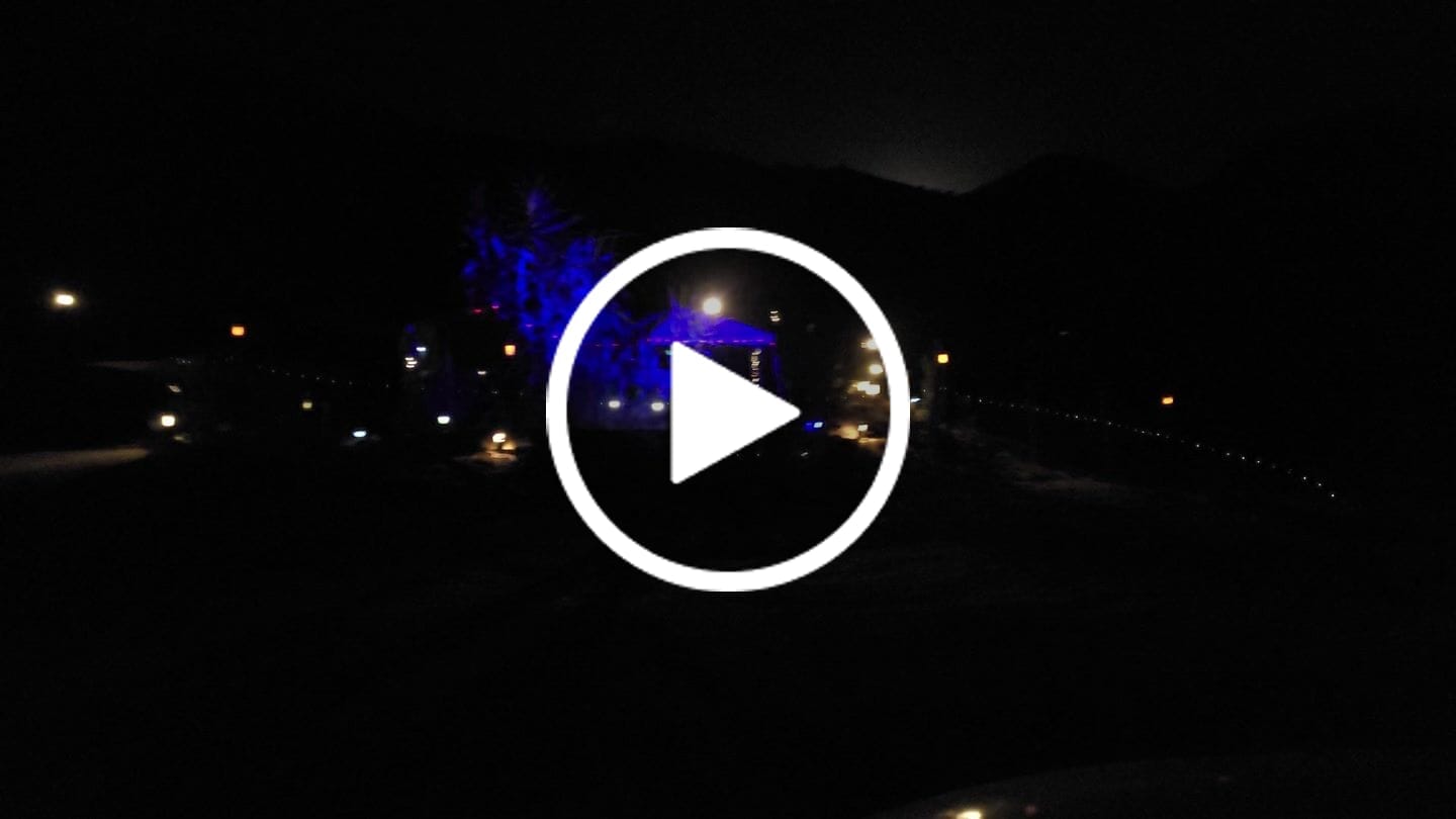 Customer video review of TSUN 4/7 LEDs Outdoor Solar Spot Lights