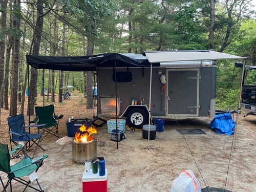 Customer photo review of OPENROAD  270 Free Standing Awning for Camping