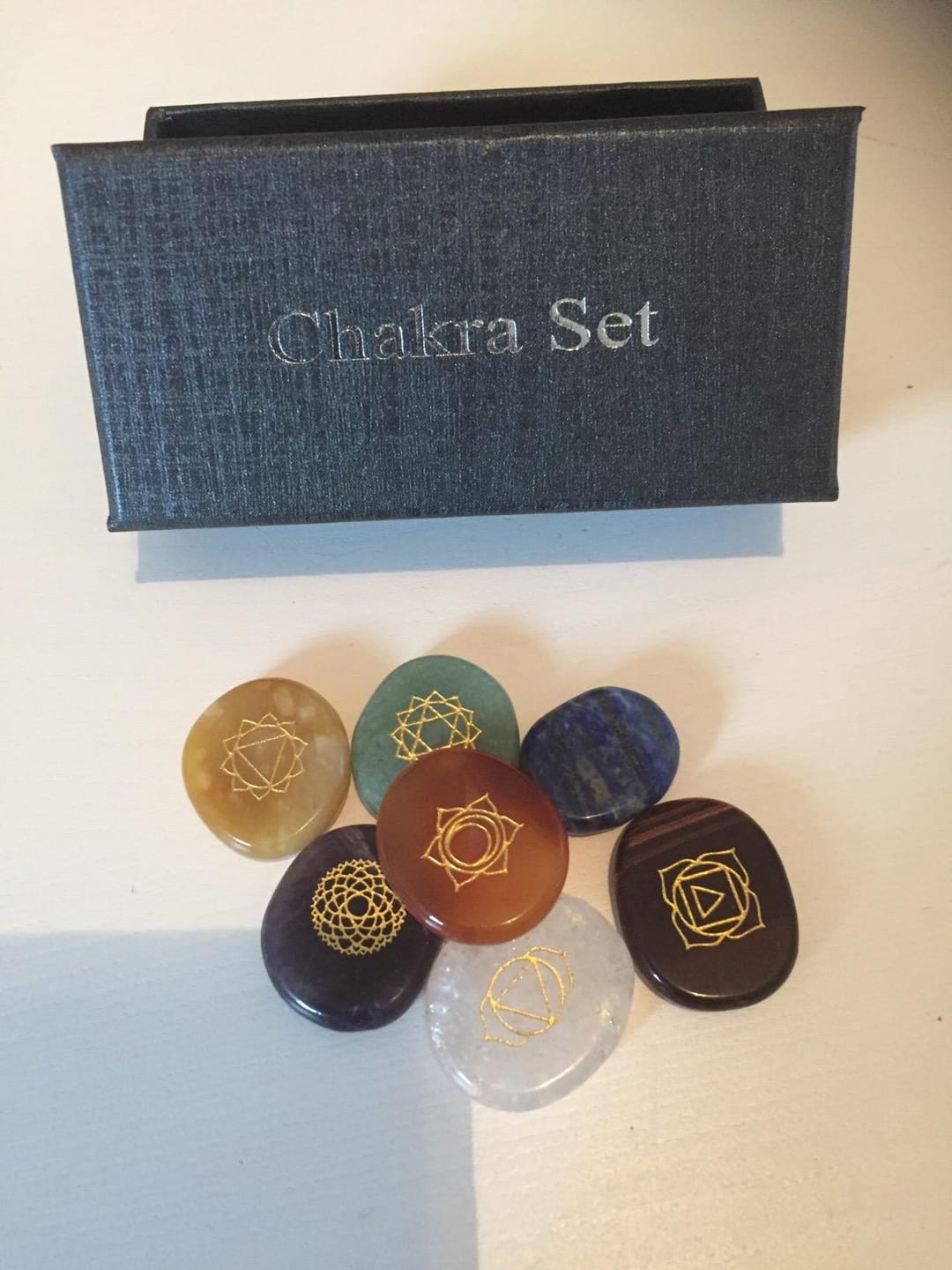 Customer photo review of Chakra Set mit 7 Energiesteinen