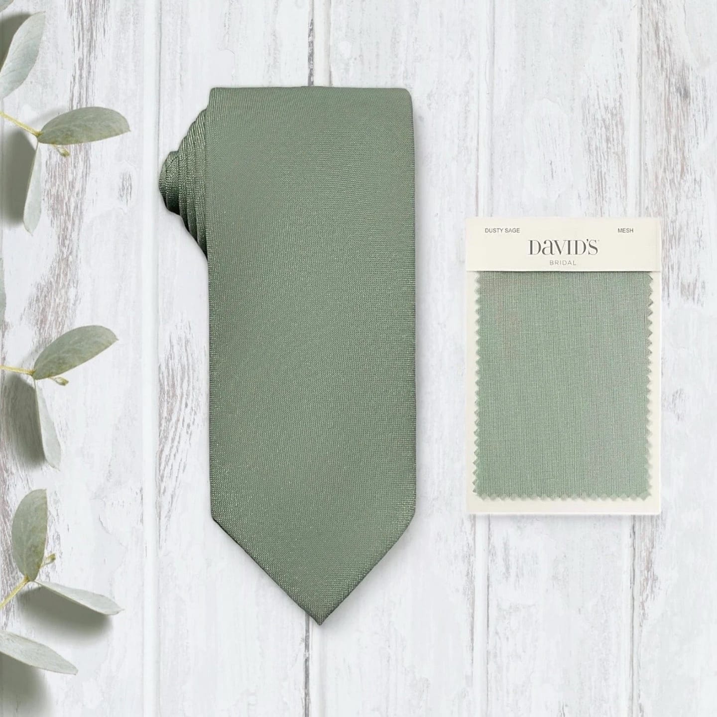 Customer photo review of Dusty Sage Necktie