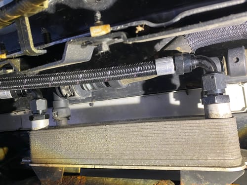 Customer photo review of SPE Motorsport 11-19 6.7L Powerstroke 6R140 Transmission Line Kit