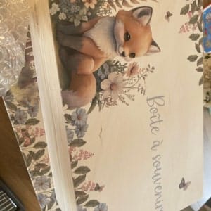 Customer photo review of Personalisierte Erinnerungskiste Koala