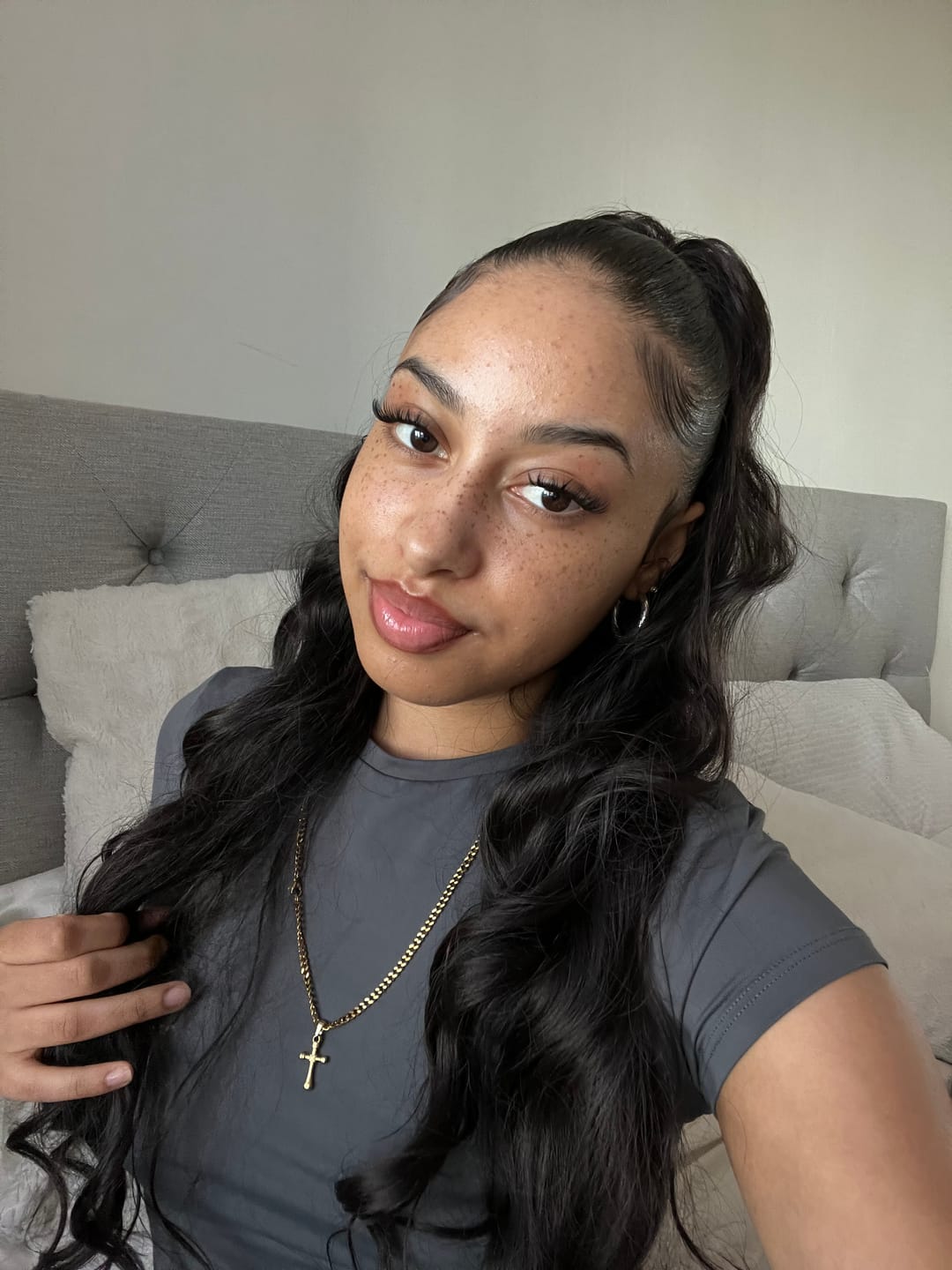 Customer photo review of ATIM PONYTAIL DARK BROWN