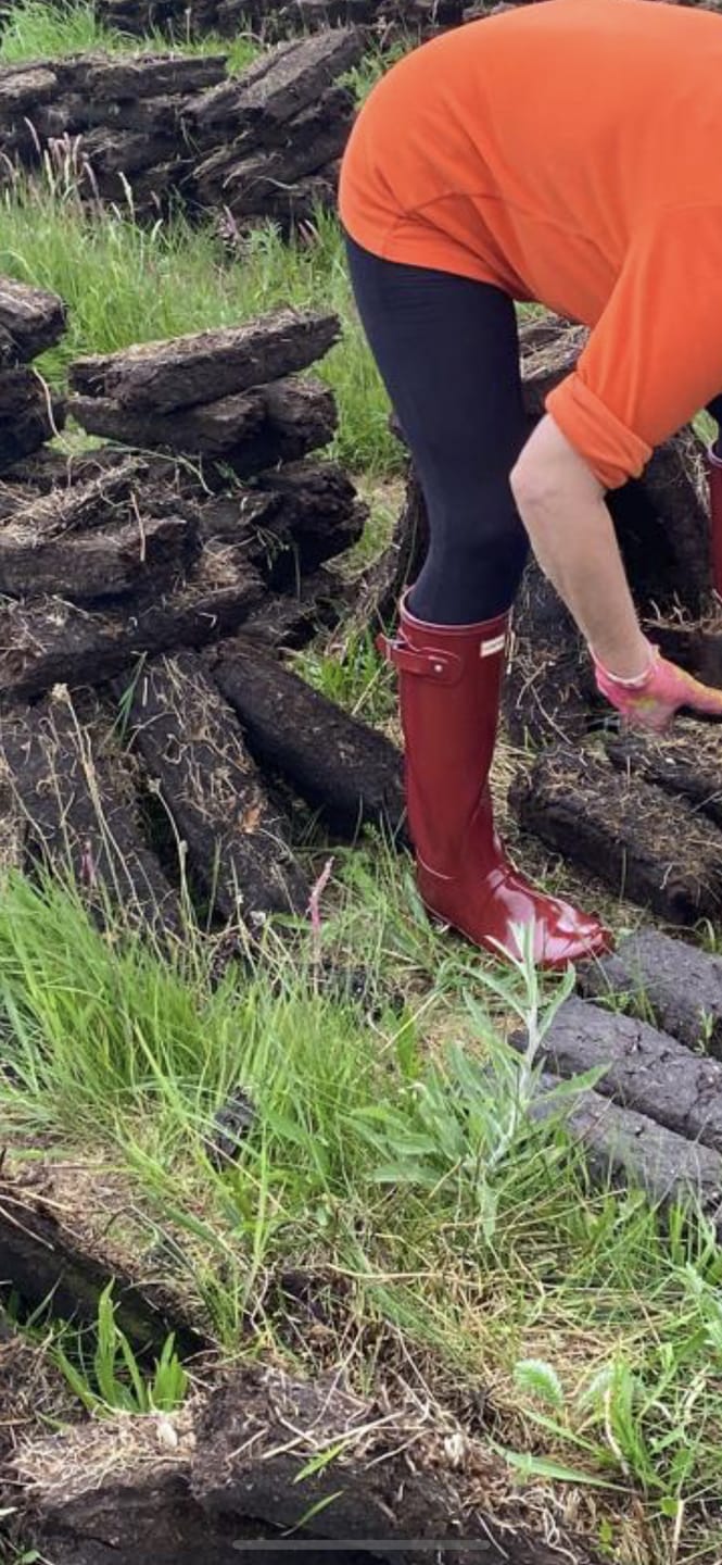 Customer photo review of Hunter Ladies Original Tall Military RED Wellingtons