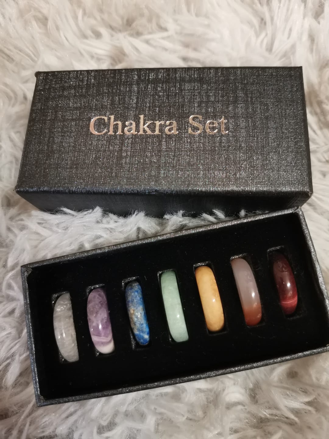 Customer photo review of Chakra Set mit 7 Energiesteinen