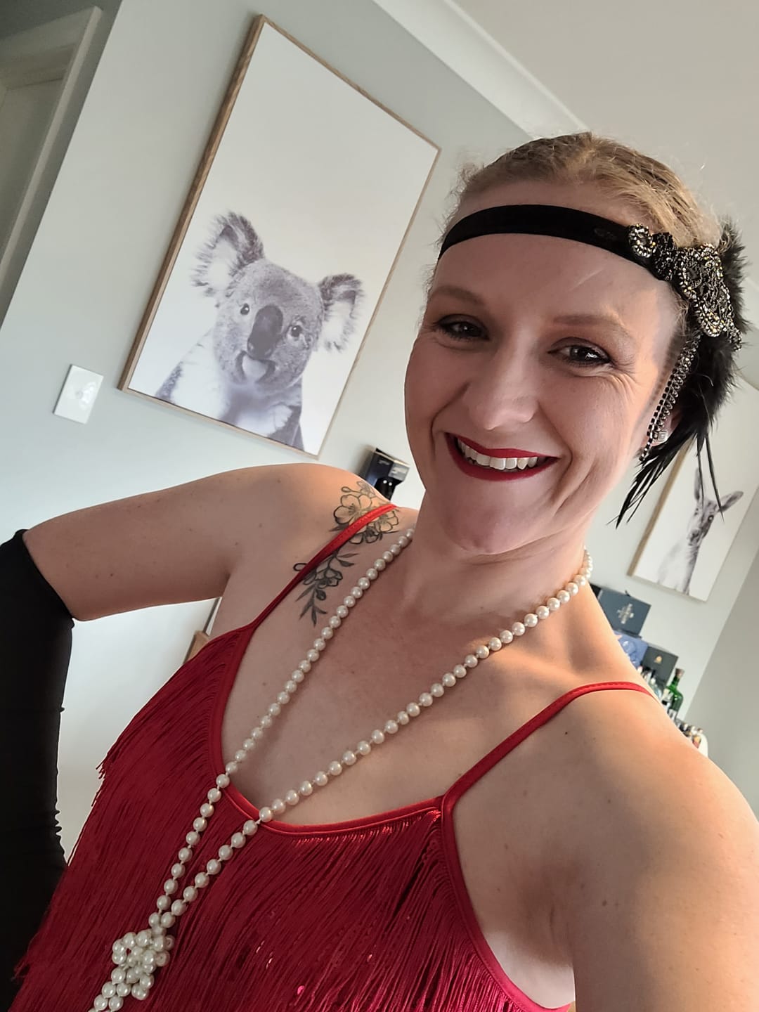 Customer photo review of Faux Pearl Necklace