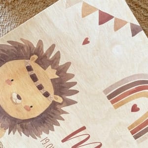 Customer photo review of Personalisierte Erinnerungskiste Regenbogen