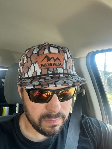 Customer photo review of Custom Leather Patch Rope Hat