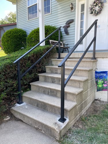 Customer photo review of Stair Handrail Kit