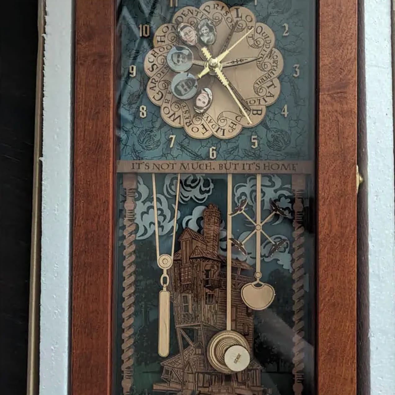 Customer photo review of WEASLEY FAMILY CLOCK