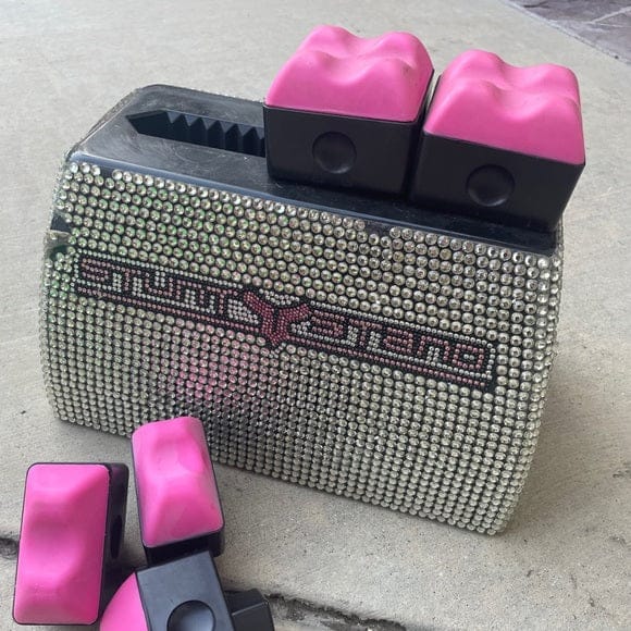 Customer photo review of Stunt Stand & Full Accessory Set (1 Strap Set + 1 Carrying Bags)