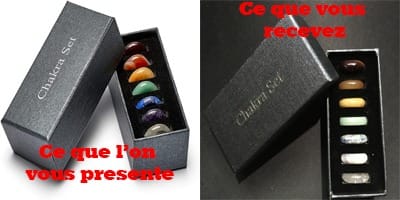 Customer photo review of Chakra Set mit 7 Energiesteinen