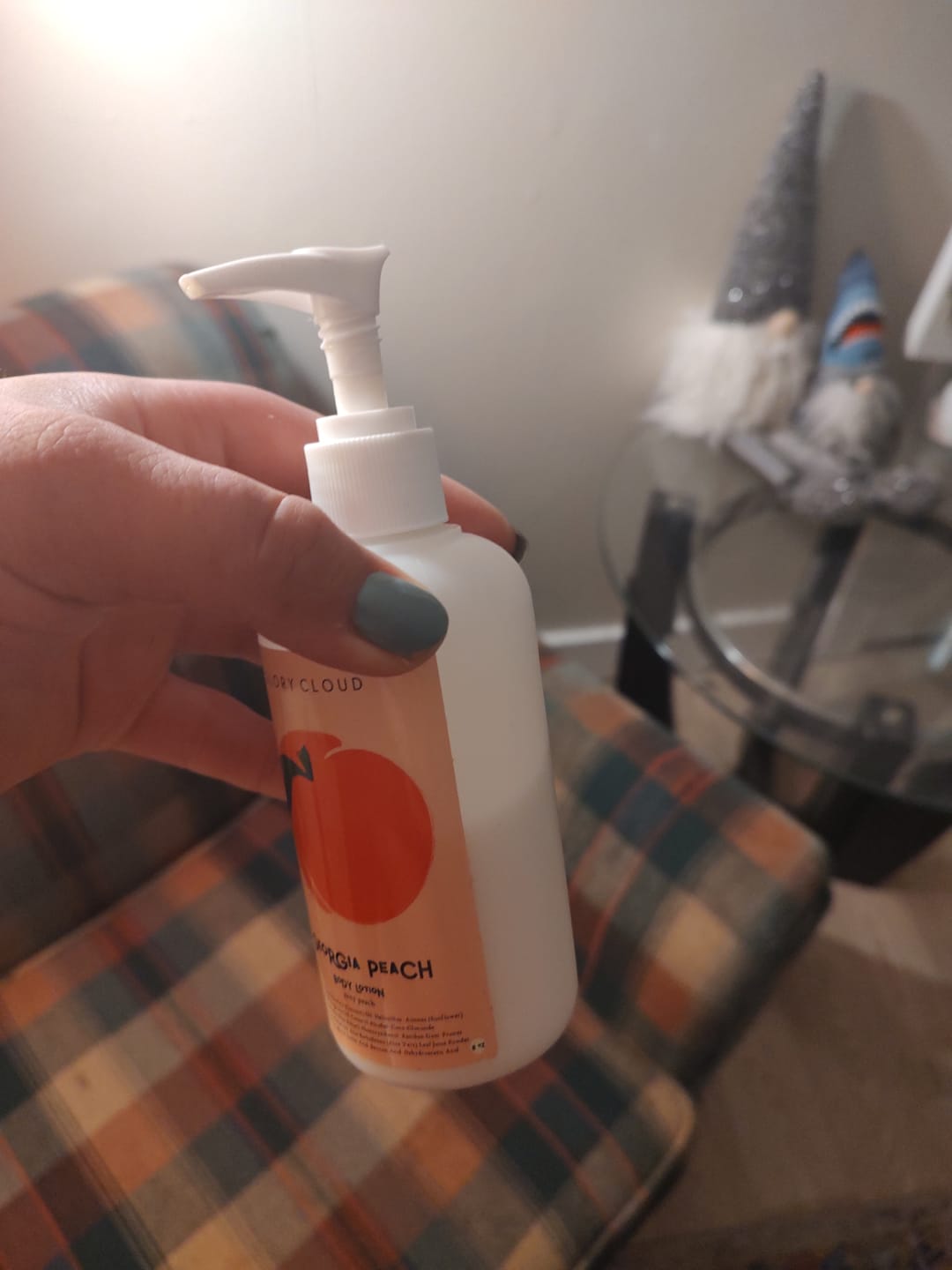 Customer photo review of Georgia Peach - Cloud Lotion