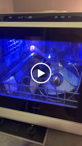 Customer video review of R01 Compact Countertop Dishwasher
