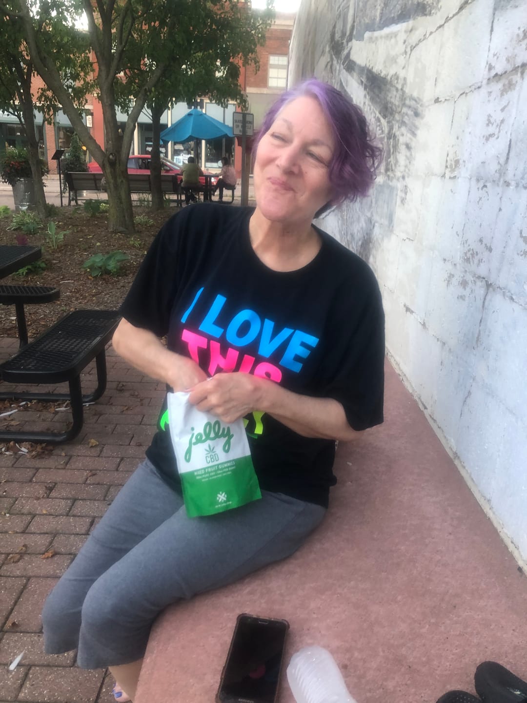 Customer photo review of Jelly CBD Gummies