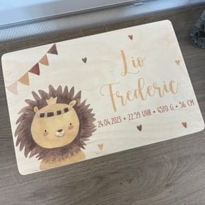 Customer photo review of Personalisierte Erinnerungskiste Regenbogen