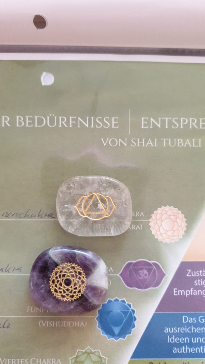 Customer photo review of Chakra Set mit 7 Energiesteinen