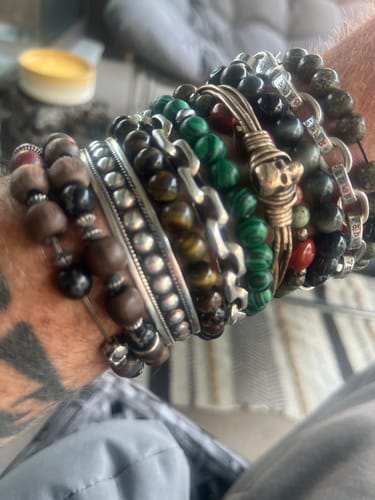 Customer photo review of Okane - Bracelet Homme Argent