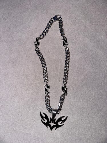 Customer photo review of Tribal Cuban Chain