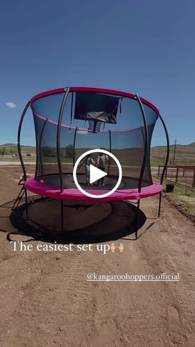 Customer video review of Kangaroo Hoppers 10FT/12FT Weld-less Trampoline