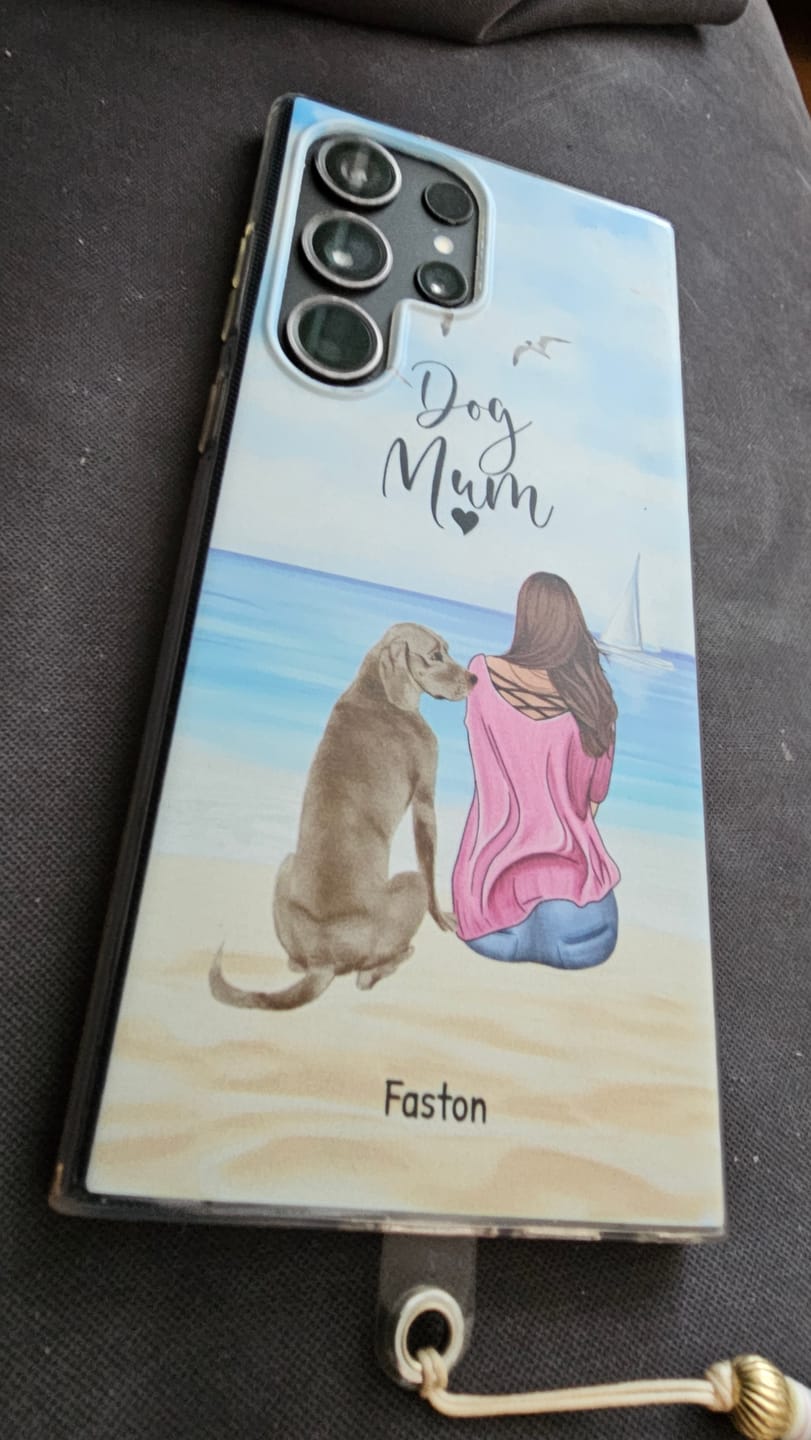 Customer photo review of Onderweg met huisdier - Gepersonaliseerd Telefoonhoesje