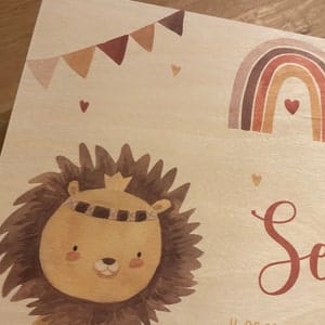 Customer photo review of Personalisierte Erinnerungskiste Regenbogen