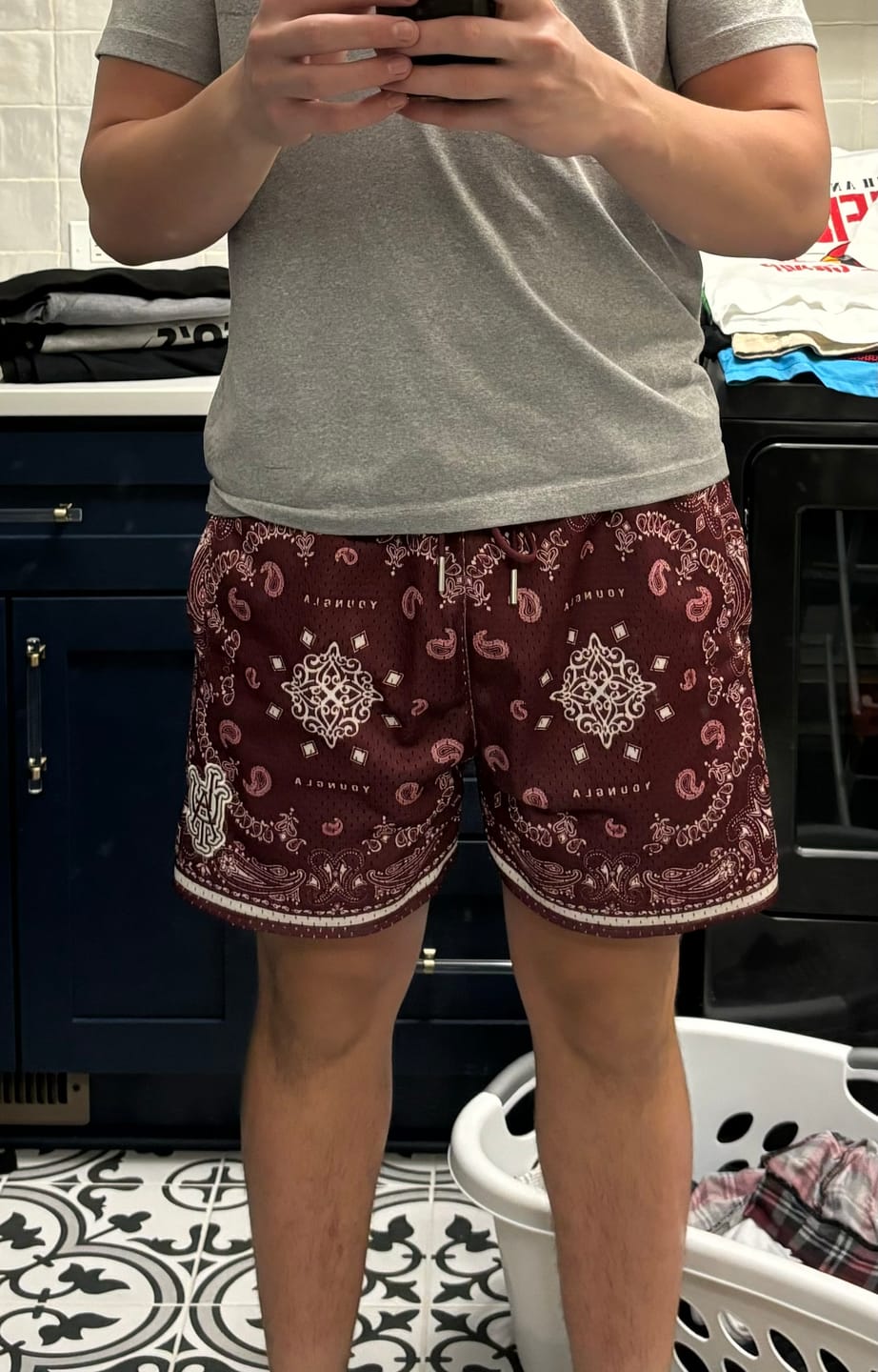 Customer photo review of 132 Infamous Bandana Shorts
