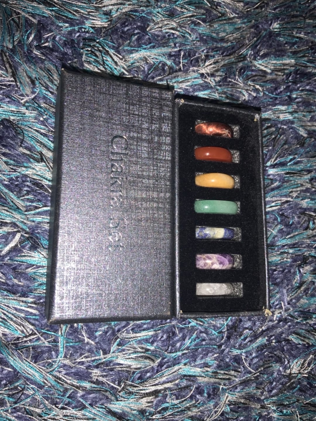Customer photo review of Chakra Set mit 7 Energiesteinen