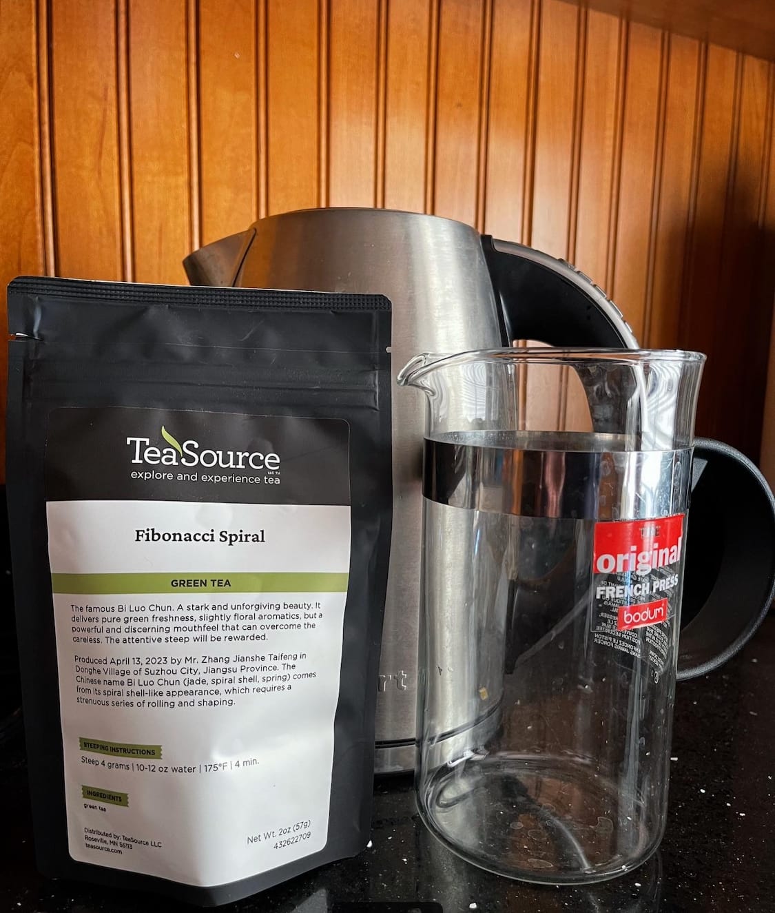 Customer photo review of Fibonacci Spiral | Green Tea