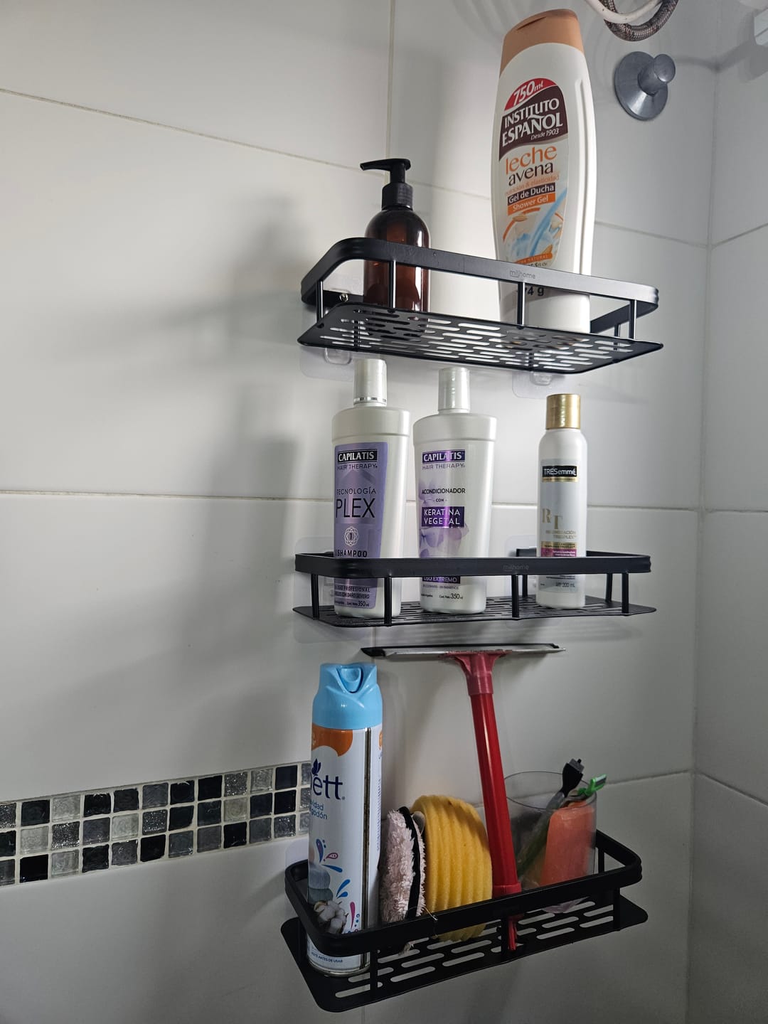 Customer photo review of Estante Organizador Winsen de Aluminio Milhome