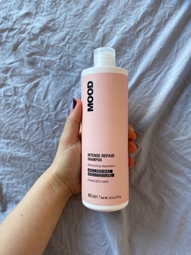 Customer photo review of Shampoo Reparación Intensa Mood