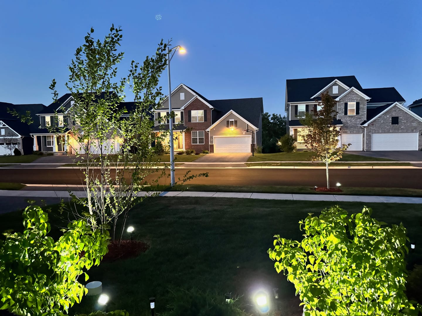 Customer photo review of Solar Spot lights For Garden Waterproof Landscape Lighting