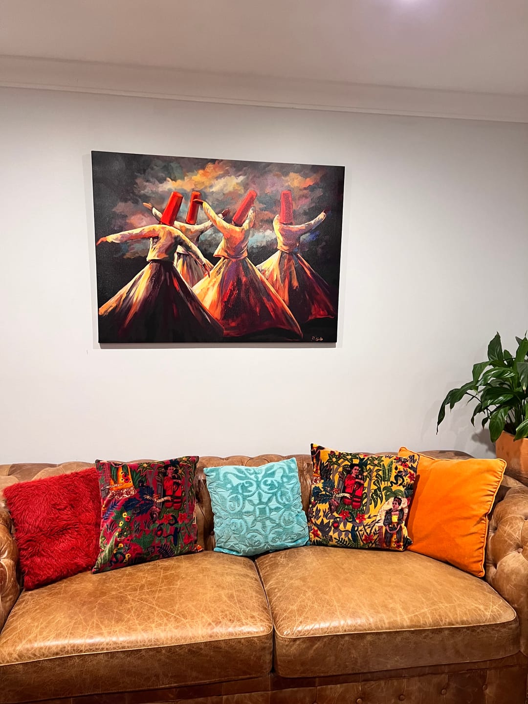 Customer photo review of Whirling Dervish - Islamic Canvas Printing Islamic Wall Art