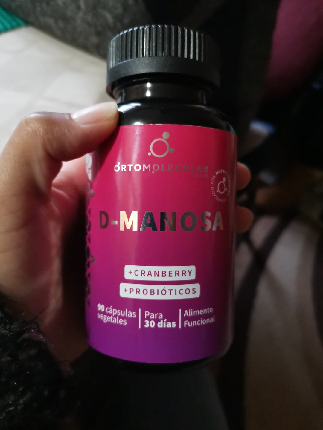 Customer photo review of D-Manosa+Cranberry+Probióticos-90 cáps