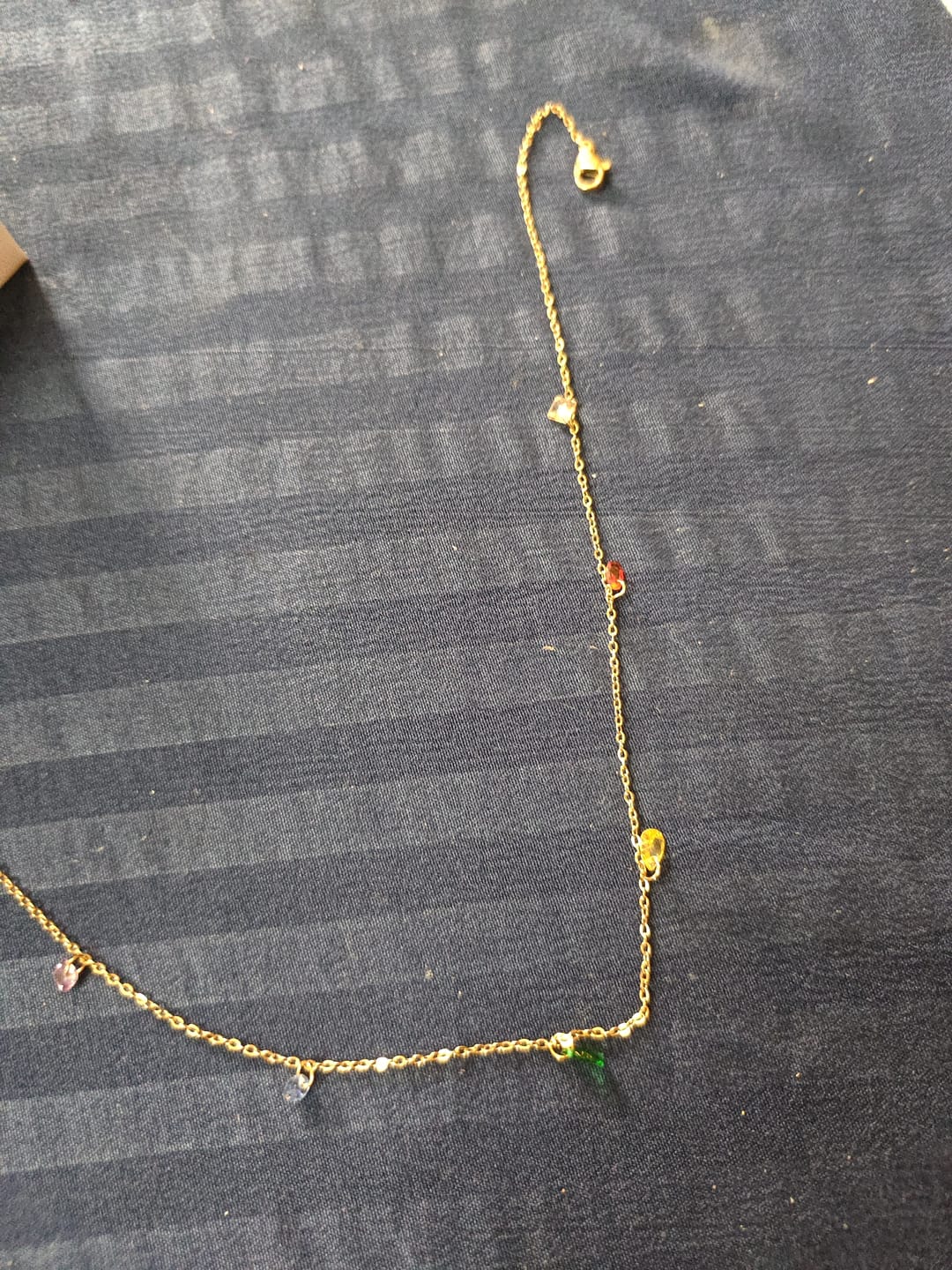 Customer photo review of Prismatic Harmony Necklace