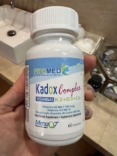 Customer photo review of Kadox complex vitaminas K2+D3+Ca-60 cáps