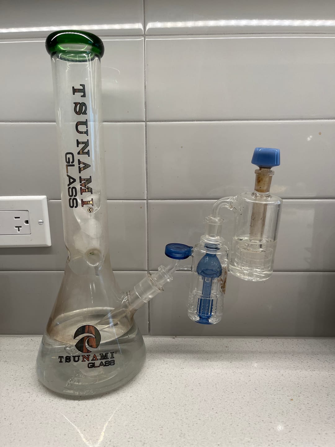Customer photo review of 7 Hole Glass Screen Bowl