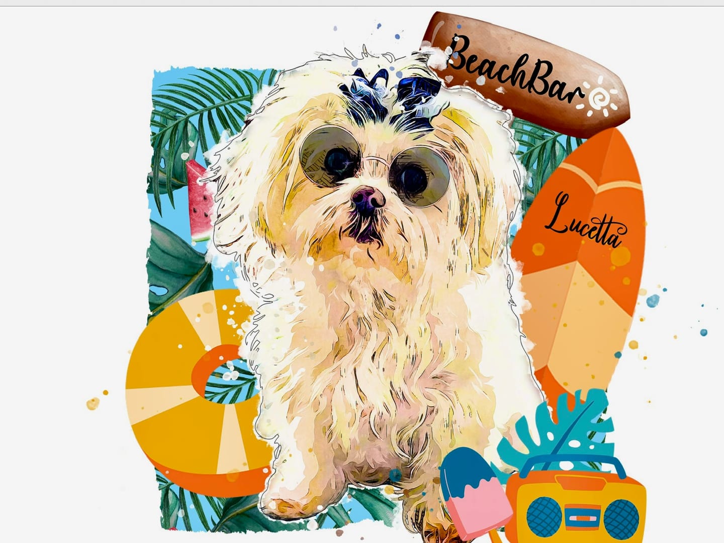 Customer photo review of Pet Pop Art - Summer 2024 (SC)