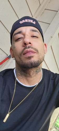 Customer photo review of Rectangle Bar Urn Pendant