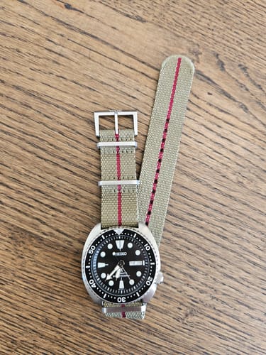 Customer photo review of Five Eye Nylon Watch Strap - Stripe