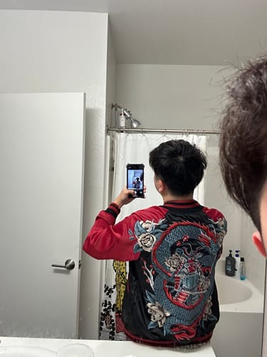 Customer photo review of Samurai Sukajan Souvenir Jacket