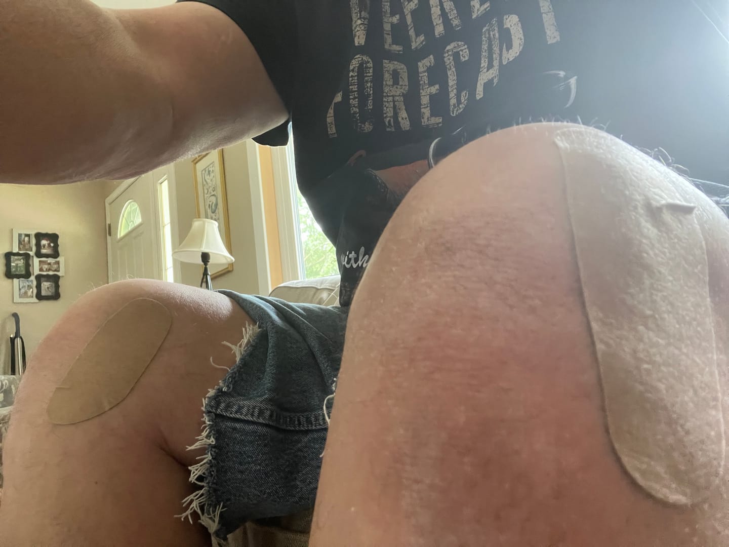 Customer photo review of Auxillium Knee Patch (fka Heaven Patch)