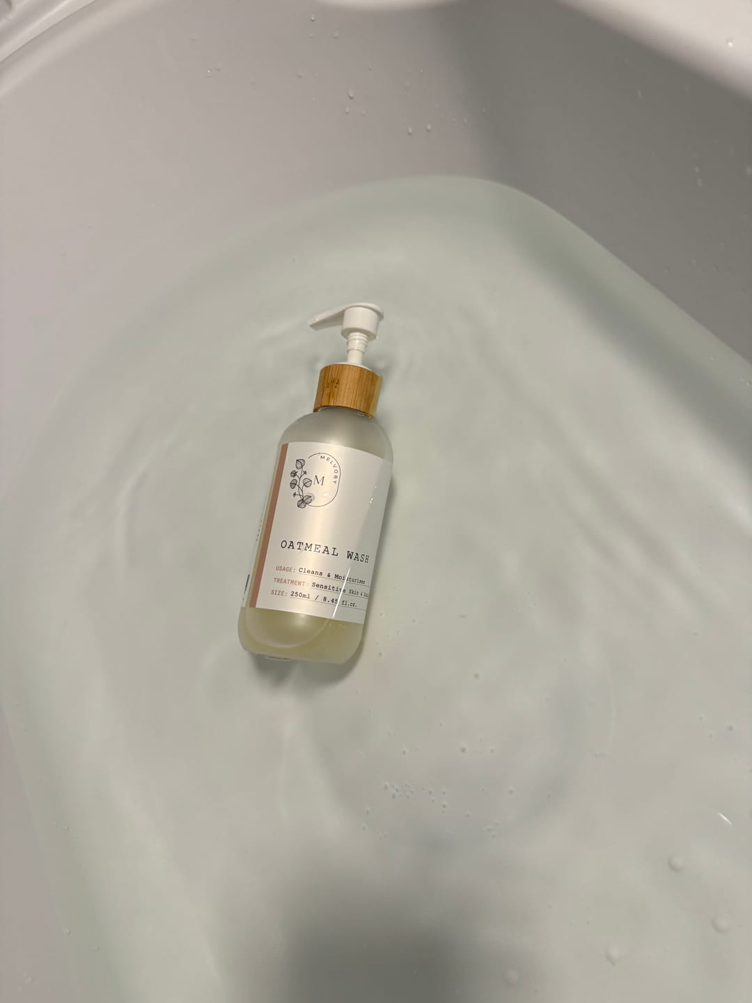 Customer photo review of Oatmeal Moisturising Wash