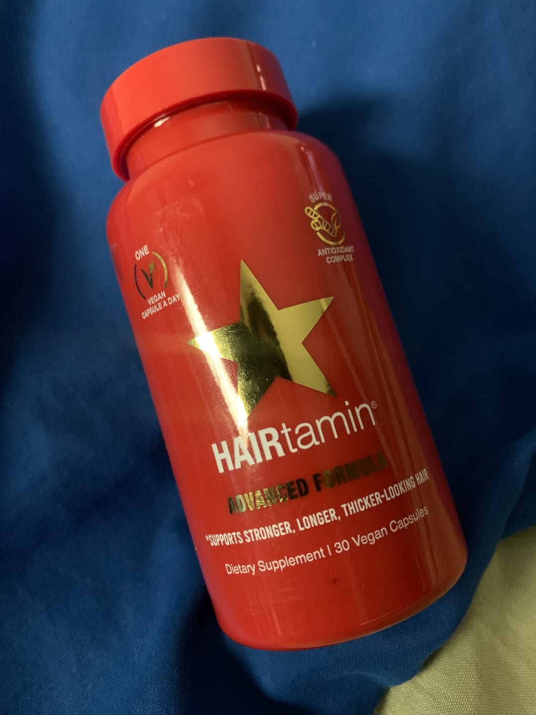 Customer photo review of HAIRtamin Fórmula Avanzada