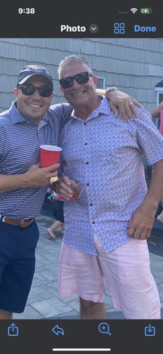 Customer photo review of Super Stretch - Cocktails & Martinis Hawaiian Shirt