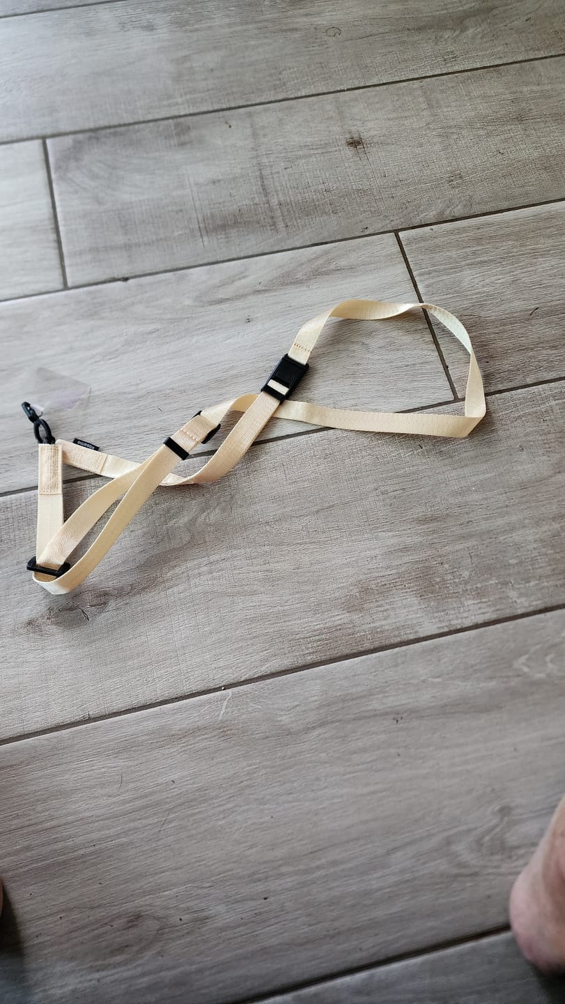 Customer photo review of Crossbody Phone Strap Beige