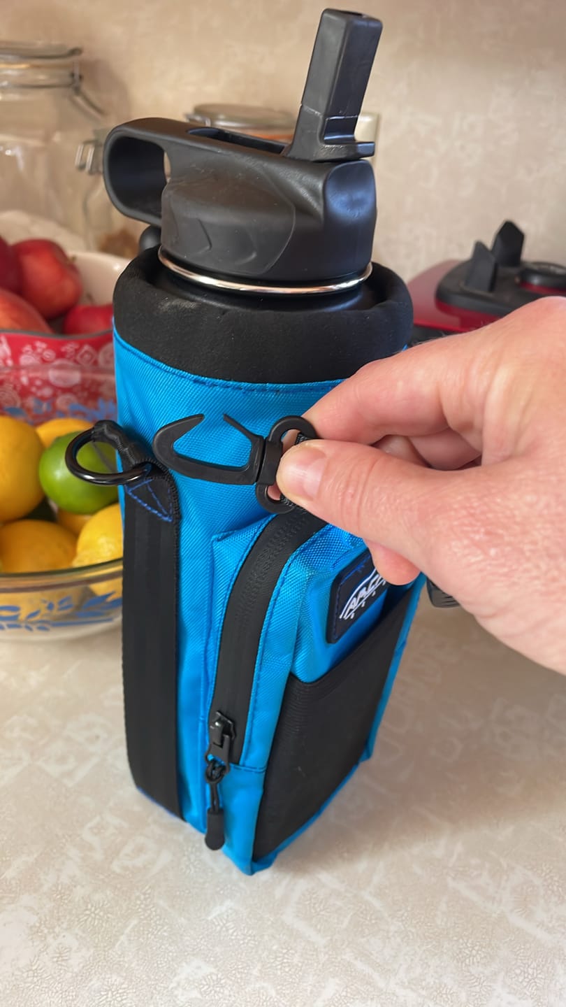 Customer photo review of Hydro Carrier & Stainless Steel Hydro Vessel Water Bottle Combo Pack - Various Sizes
