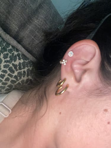 Customer photo review of Gold Huggies