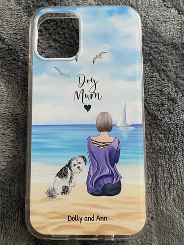 Customer photo review of Together with my pet - Personalised phone case
