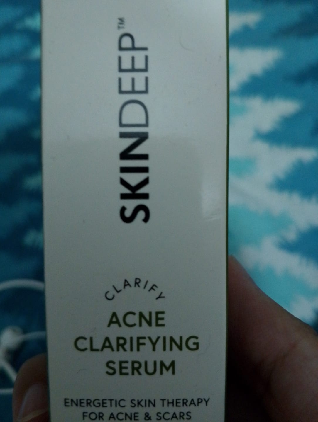 Customer photo review of ACNE CLARIFYING SERUM - Energetic Skin Therapy for Acne & Scars
